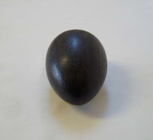 ANTIQUE ANGLO-BOER WAR POW TRENCH ART WOODEN DARNING EGG made by PAUL 1901