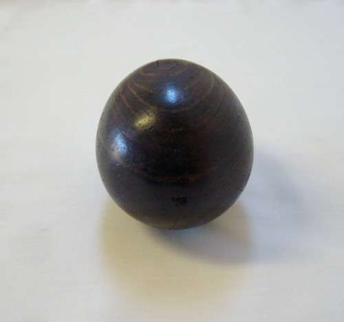 ANTIQUE ANGLO-BOER WAR POW TRENCH ART WOODEN DARNING EGG made by PAUL 1901