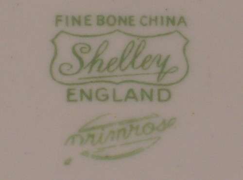 VINTAGE SHELLEY 'PRIMROSE' PATTERN 12586 COFFEE POT & COVER c1945-1966