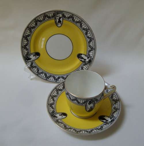 VINTAGE ART DECO E BRAIN & Co FOLEY CHINA 'SILHOUETTE' TRIO c1930s ~ (1 of 5 Available)