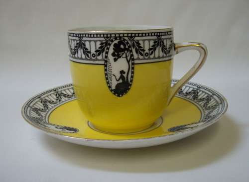 VINTAGE ART DECO E BRAIN & Co FOLEY CHINA 'SILHOUETTE' TRIO c1930s ~ (1 of 5 Available)