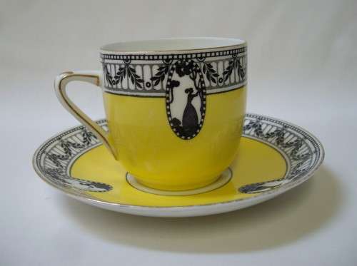 VINTAGE ART DECO E BRAIN & Co FOLEY CHINA 'SILHOUETTE' TRIO c1930s ~ (1 of 5 Available)