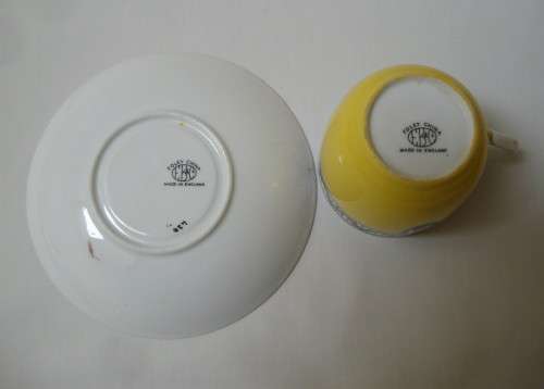 VINTAGE ART DECO E BRAIN & Co FOLEY CHINA 'SILHOUETTE' TRIO c1930s ~ (1 of 5 Available)
