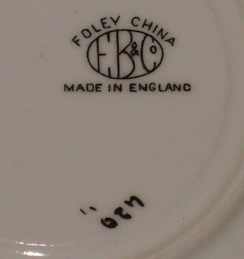 VINTAGE ART DECO E BRAIN & Co FOLEY CHINA 'SILHOUETTE' TRIO c1930s ~ (1 of 5 Available)