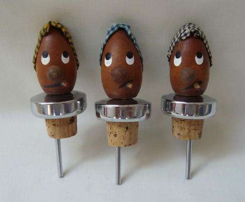 THREE 1950's ANDY CAPP SPIRIT POURERS