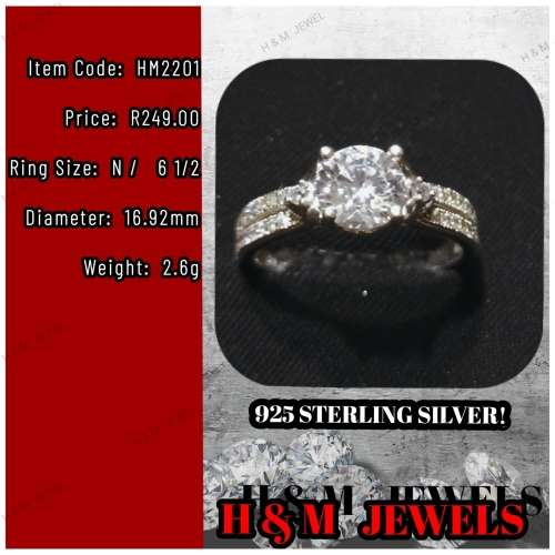 925 Sterling Silver Ladies Ring