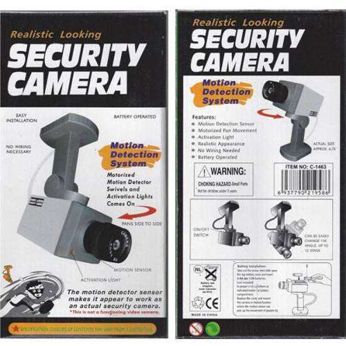 Realistic looking security camera