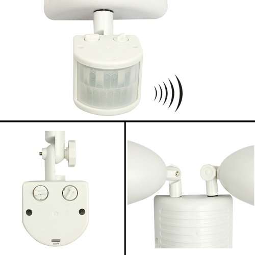 TWIN HEAD SOLAR SECURITY LIGHT