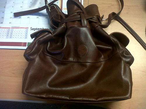 Skarf gym/Overnight bag - Genuine Leather - custom made