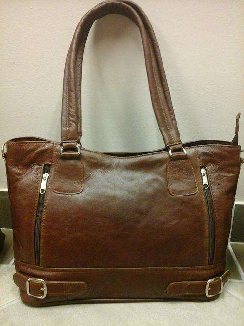JOHANNA BAG - Genuine Leather - custom made - approximate size 36cm x 27cm x 16cm