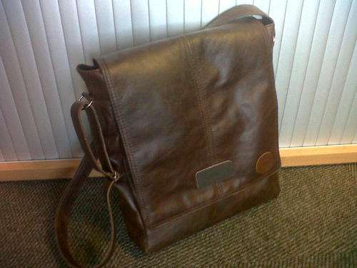Skarf "man" Bag - Genuine Leather - custom made-approximate size: 35cm x 28cm