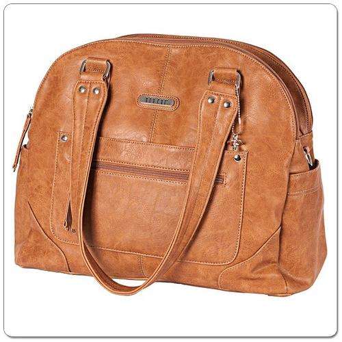 Genuine leather Tuscan Nappy bag -  custom made