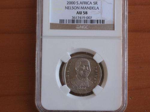 3 x AU58 2000 Nelson Mandela Coins (per coin)