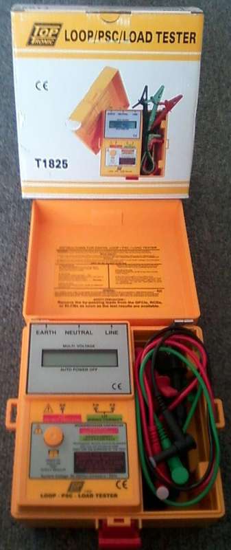 T1825 TopTronic Loop/PSC/Load Tester-Buyer pays transport.