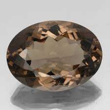 SMOKEY QUARTZ OVAL CUT 6 x 4 mm