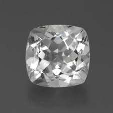 NATURAL WHITE TOPAZ - CUSHION 8 mm