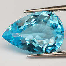 NATURAL BLUE TOPAZ - PEAR 5 x 3 mm