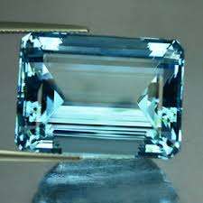NATURAL AQUAMARINE - OCTAGON 7 x 5 mm
