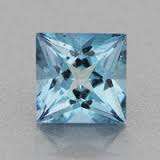 NATURAL AQUAMARINE - SQUARE 4 mm