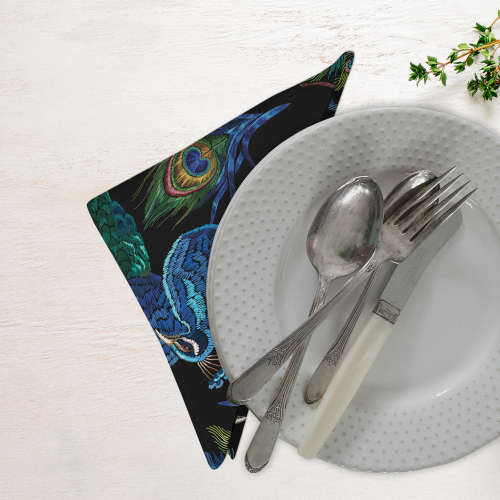 Mugnolia Pavonine Material Napkin Sets - Set of 4