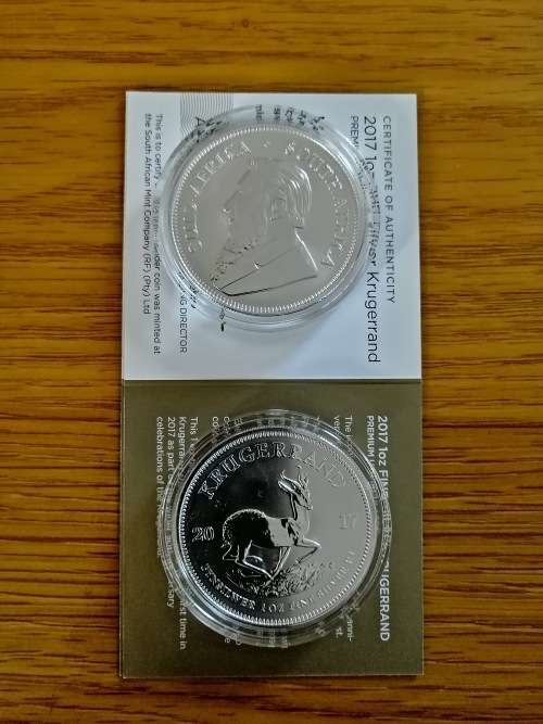 2017 Silver 1oz Krugerrand Premium Uncirculated Coin