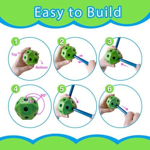 Fort Building Kits for Kids (,Build Tunnels Tents for Indoor/Outdoor)