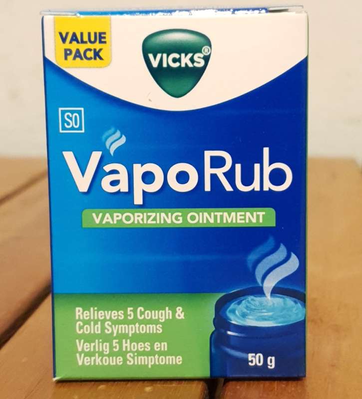 Vicks Vapo Rub 50gm VAPORIZING OINTMENT CLEARANCE SALE @ 50% OFF -