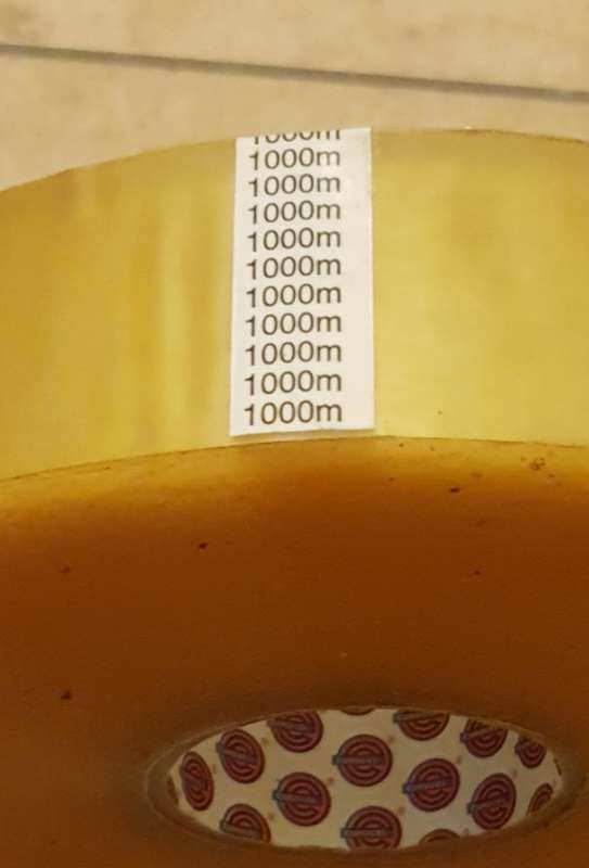 Huge 48mm/1000m Roll of Self Adhesive Tape / Cellotape from Eurocel.