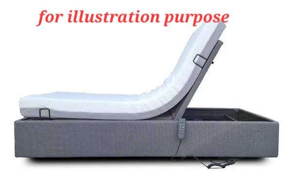 Restonic Electric adjustable Hospital / Household bed base with Massaging feature with free mattress