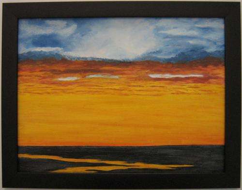 SUNSET AT BLOUBERG BEACH