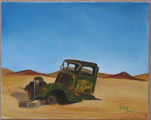 Namib Trokkie Ongeraam 25cm x 20cm deur Eliza
