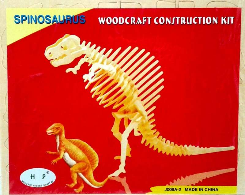 SPINOSAURUS / 3D WOODEN DINOSAUR PUZZLE / Bring a Pre-Historic Favourite Back to Life