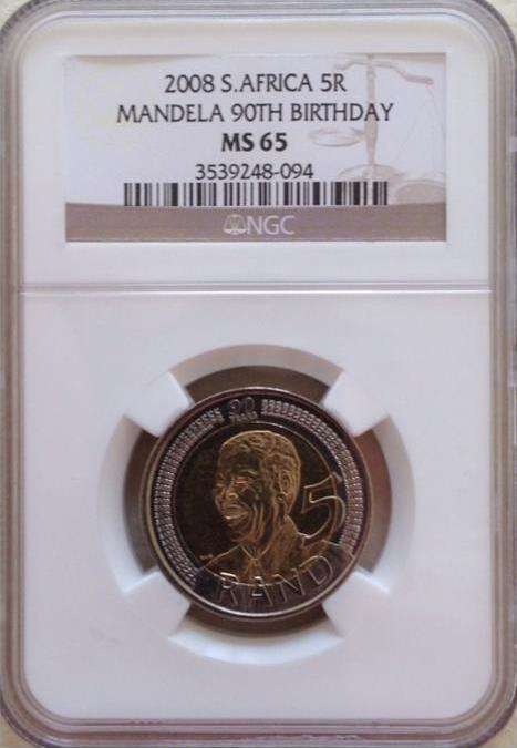MS 65 NGC Graded - 90th Birthday R5 Coins