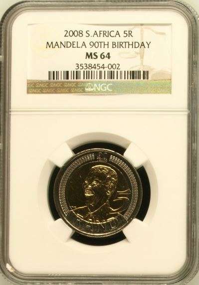 MS 64 NGC Graded - 90th Birthday R5 Coins