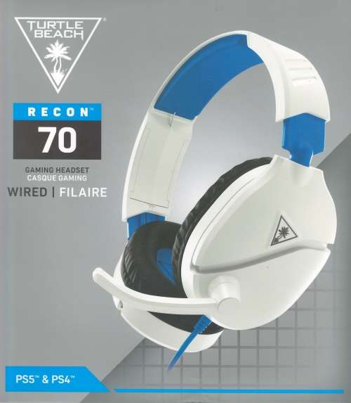 Recon 70P Gaming Headset Wired PS4/PS5 (WHITE) - FREE SHIPPING