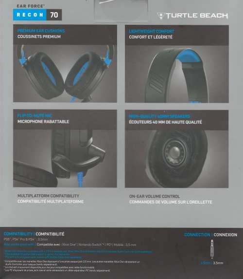 Recon 70P Gaming Headset Wired (BLACK)