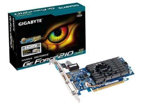 Gigabyte GT210 1GB DDR3 Graphics Card **Free courier shipping**