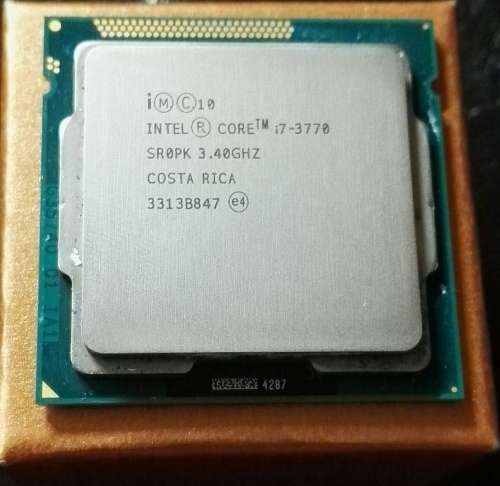 INTEL CORE I7-3770 3.40GHZ Socket LGA 1155 w HS and Fan