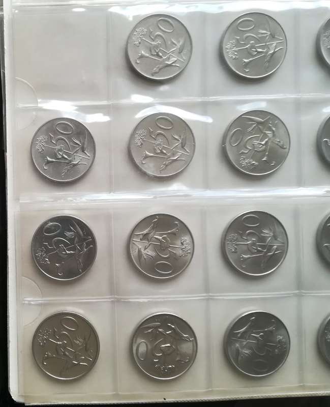 RSA Coin Collection 1965 to 1997 (Almost Complete 594 coins) Condition!!!