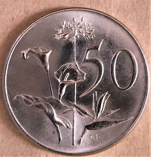 SA 1965 50c Afrikaans AU-UNC