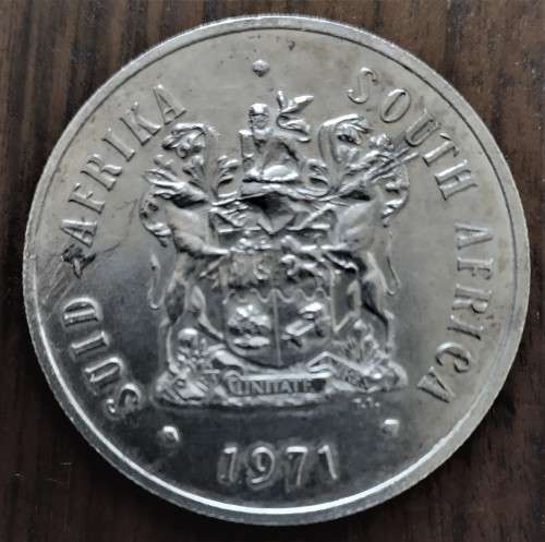 SA 1971 short mint set 1/2c to 50c (R1 is included but note it is damaged)