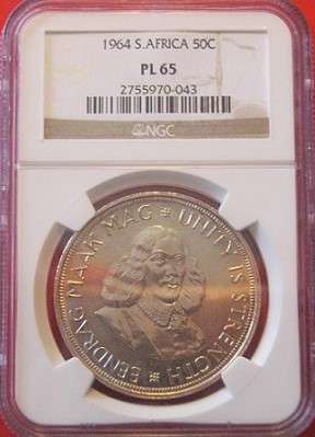 1964 50c Graded PL-65 by the NGC