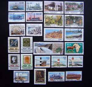 SOUTH AFRICA - 25 Stamps, 1983 - 1991