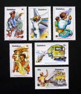 ZIMBABWE Mint Set - World Communications 1983