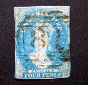 TASMANIA (Van Diemensland) 4d, 1857-69  **R375**