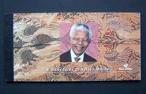 SOUTH AFRICA Booklet - The Many Faces of Nelson Mandela, 2001