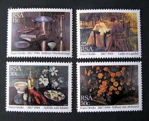 SOUTH AFRICA Mint Set - Frans Oerder Paintings 1985