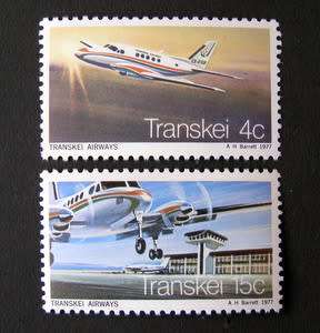 TRANSKEI Mint Set - Transkei Airways 1977 //Aircraft