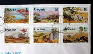 RHODESIA Cover - Artists of Rhodesia 1977