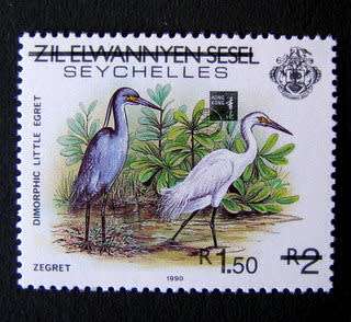 SEYCHELLES Mint Set - Hong Kong Stamp Exhibition Overprint 1997 //Birds